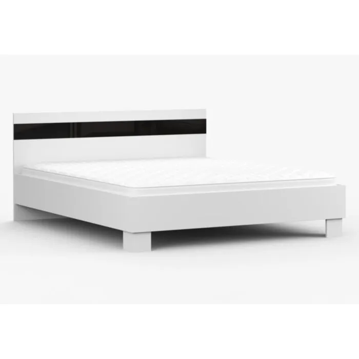 Postelja POMLAD Postelja POMLAD . Postelja POMLAD je primena za vsako spalnico. Narejena je iz visokokakovostne laminirane plošče debeline 16 mm. Postelja ima ABS robove, ki