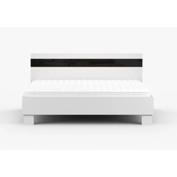 Postelja POMLAD Postelja POMLAD . Postelja POMLAD je primena za vsako spalnico. Narejena je iz visokokakovostne laminirane plošče debeline 16 mm. Postelja ima ABS robove, ki