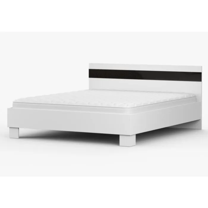 Postelja POMLAD Postelja POMLAD . Postelja POMLAD je primena za vsako spalnico. Narejena je iz visokokakovostne laminirane plošče debeline 16 mm. Postelja ima ABS robove, ki