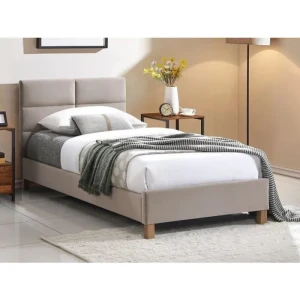 Postelja SMRKEC . Postelja SMRKEC, je eleganten kos pohištva, ki zagotavlja prijeten počitek. Narejen je iz žametnega blaga, kar zagotavlja prijeten