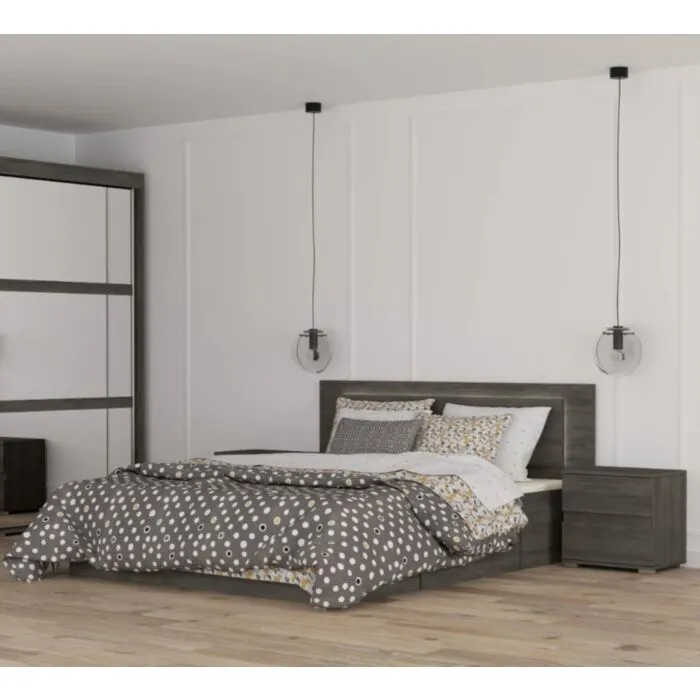 Postelja TIFANY 2 Postelja TIFANY 2 . Postelja TIFANY 2 je narejena iz kvalitetne visokokakovostne laminirane plošče, debeline 16mm. Postelja ima ABS robove, ki zagotavljajo