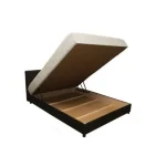 Postelja TINA . Udobna in kvalitetna postelja vam zagotavlja miren spanec. Je dvižna, ima velik predal za shranjevanje vaših stvari. Ležišče je vzmeteno.