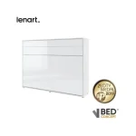 Vodoravna stenska postelja ZVONČEK je primerna za vzmetnico 140 cm širine. Opremljena je z dodatnimi notranjimi policami. Primerna je tudi za majhno