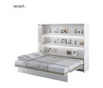 Vodoravna stenska postelja ZVONČEK je primerna za vzmetnico 160 cm širine. Opremljena je z dodatnimi notranjimi policami. Primerna je tudi za majhno