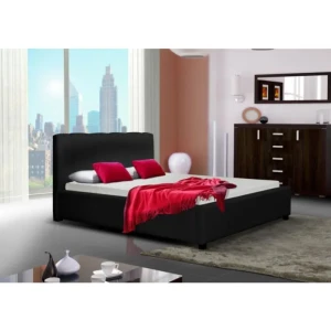 Postelja ZOKO1 . Udobna in kvalitetna postelja ZOKO vam bo zagotovila miren spanec. Narejena v kvalitetnem črnem umetnem usnju. Dobavljiva je v barvi kot je