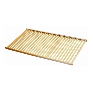 Posteljni pod MOLY RK 25 FIX . Primerno za vse vrste vzmetnic. Letveno dno MOLY dobavljivo v več dimenzijah, s 25 vzmetnimi letvicami,katere so pritrjene v