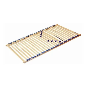 Posteljni pod MOLY TW RELAX . Okvir s 24 vzmetenimi letvicami, ki nudijo udobnost vašemu telesu. V predelu hrbta si lahko nastavite trdoto po vaših potrebah.