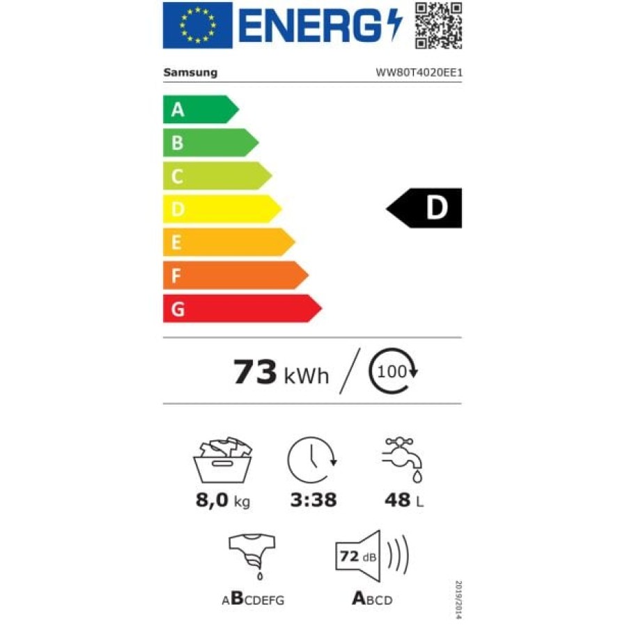 PRALNI STROJ SAMSUNG WW80T4020EE1LE - slika 10