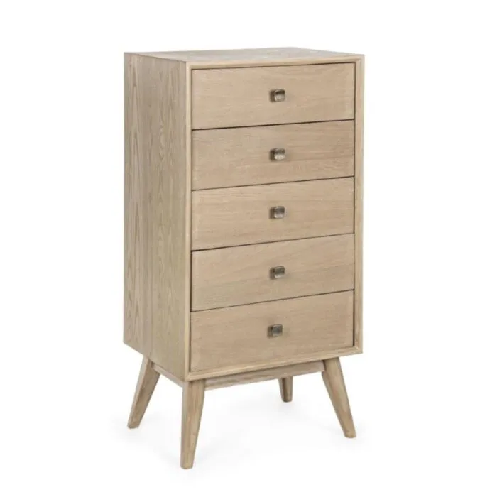 Predalnik 5C ALANNIS . Predalnik ALANNIS 5C, je kakovosten kos pohištva. Zaradi svoje razporejenosti, lahko vanj pospravite marsikaj. Okvir je narejen iz lesa