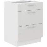 Predalnik ELZA 60D . Kuhinjo ELZA je možno naročiti v kompletu (kuhinjska bloka Elza) ali pa po posameznih elementih po vaši izbiri. Predalnik ELZA 60D je