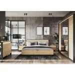 Predalnik KVIN ponuja funkcionalno notranjost, odlikuje pa jo tudi edinstveni slog. Zanimiv dekor z jasnim lesnim vzorcem se odlično prilega črnim detajlom.