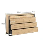 Predalnik KVIN . Predalnik KVIN ponuja funkcionalno notranjost, odlikuje pa jo tudi edinstveni slog. Zanimiv dekor z jasnim lesnim vzorcem se odlično prilega