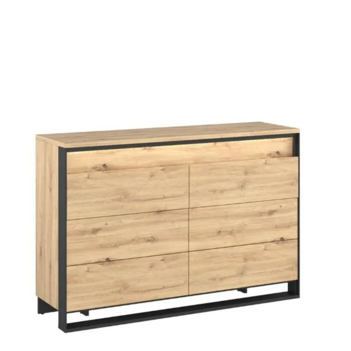 Predalnik KVIN . Predalnik KVIN ponuja funkcionalno notranjost, odlikuje pa jo tudi edinstveni slog. Zanimiv dekor z jasnim lesnim vzorcem se odlično prilega