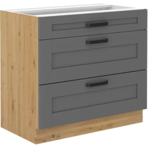 Predalnik LIMA D80 3P . Kuhinjo LIMA je možno naročiti v kompletu (Kuhinjski bloki LIMA) ali pa po posameznih elementih po vaši izbiri. Predalnik LIMA D80