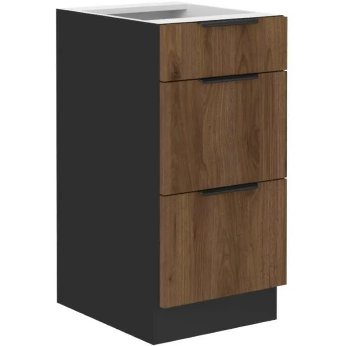 Predalnik SILVA 40D . Kuhinjo SILVA je možno naročiti v kompletu (Kuhinjski bloki SILVA) ali pa po posameznih elementih po vaši izbiri. Predalnik SILVA 40D