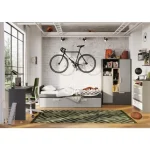 Predalnik SIVKO . Predalnik SIVKO ima tri predale in vdolbino. Je prostorna in praktična komoda v sodobnem slogu. JE v kombinaciji treh barv - Svetlo siva,