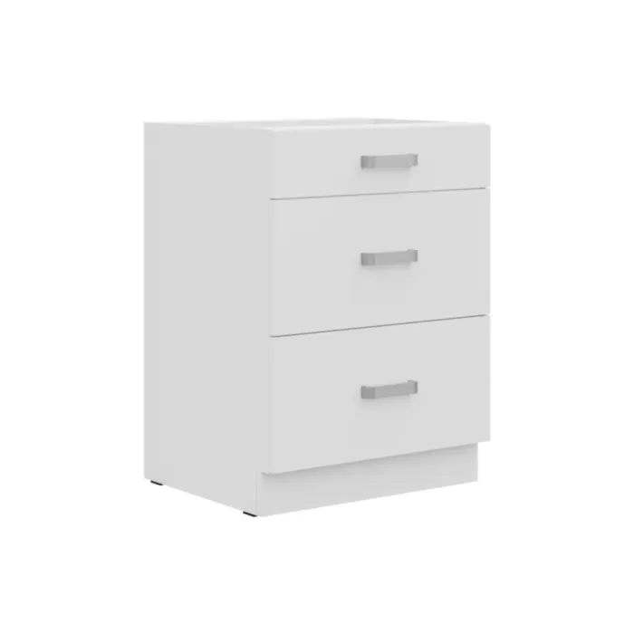 Predalnik STELLA 60D 3S Predalnik STELLA 60D 3S . Kuhinjo STELLA je možno naročiti v kompletu (kuhinjski bloki STELLA ali pa po posameznih elementih po vaši izbiri. Predalnik