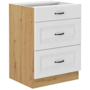 Predalnik STIL D60 P3 . Kuhinjo STIL je možno naročiti v kompletu (Kuhinjski bloki STIL) ali pa po posameznih elementih po vaši izbiri. Predalnik STIL D60