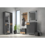 Predsoba ELAN . Predsoba ELAN je oblikovana po najsodobnejših smernicah. Je skandinavskega videza in ima veliko prostora za shranjevanje. Komplet sestavljajo: