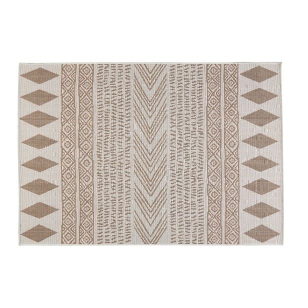 PREPROGA NATERIAL DELOS 120X180 BEŽ/RJAVA ZUNANJA PREPROGA NATERIAL DELOS 120X180 BEŽ/RJAVA ZUNANJA