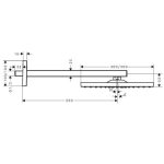 PRHA HANSGROHE NADGLAVNA RAINDANCE E 300 ZA PODOMETNI SISTEM - slika 5
