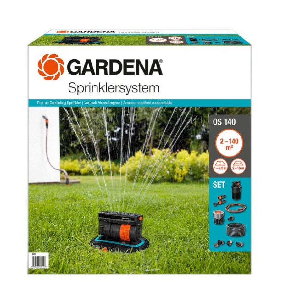PRIKLJUČEK ZA VODO GARDENA SPRINKLERSYSTEM UGREZNI ZALIVALNIK OS 140 - slika 3