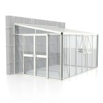 RASTLINJAK, STEKLO/POLIK. VITAVIA ATHENA 10200 ESG/VP BELA 4X2.7M