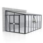 RASTLINJAK, STEKLO/POLIK. VITAVIA ATHENA 11900 ESG/VP ČRNA 2.7X4.6M