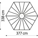 RASTLINJAK, STEKLO-V.PLOŠ VITAVIA CIRCUS 9000, ALU 383X366 - slika 10