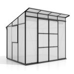 RASTLINJAK, STEKLO/POLIK. VITAVIA PLAYA 5900 ESG/VP 2.5X2M ČRNA