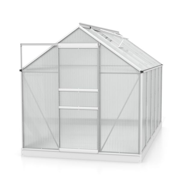 RASTLINJAK, VOLTE PLOŠČE VITAVIA PLANET 6200 HKP 6MM, 1,95X3,21M ALU - RASTLINJAK+OKVIR ZA TEMELJ RASTLINJAK, VOLTE PLOŠČE VITAVIA PLANET 6200 HKP 6MM, 1,95X3,21M ALU - RASTLINJAK+OKVIR ZA TEMELJ