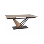 Razetgljiva jedilna miza SILIJA 180 . Raztegljiva jedilna miza SILIJA je elegantna in priročna jedilna miza, ki se odlično poda v vsak prostor. Mizna