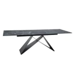 Raztegljiva jedilna miza ANA . Raztegljiva jedilna miza ANA, bo prinesla svežino in eleganco v vaš prostor. Narejena je iz kakovostnega kaljenega stekla in