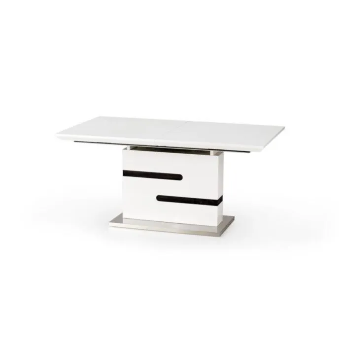 Raztegljiva jedilna miza ANA MARIJA Raztegljiva jedilna miza ANA MARIJA . Raztegljiva jedilna miza ANA MARIJA, bo prinesla svežino in eleganco v vaš prostor. Miza je izdelana iz kakovostnega