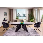 Raztegljiva jedilna miza ARMANO . Raztegljiva jedilna miza ARMANO je narejena do podrobnosti natančno. Očarali vas bodo njeni prefinjeno narejeni vzorci ter