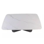 Raztegljiva jedilna miza ARMANO . Raztegljiva jedilna miza ARMANO je narejena do podrobnosti natančno. Očarali vas bodo njeni prefinjeno narejeni vzorci ter