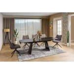 Raztegljiva jedilna miza BALINI . Raztegljiva jedilna miza BALINI je narejena do podrobnosti natančno. Očarali vas bodo njeni prefinjeno narejeni vzorci ter