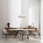 Raztegljiva jedilna miza BLAZAR črno-bela 160-240X90 . Raztegljiva jedilna miza BLAZAR dobavljiva v črno-beli kombinaciji. Miza je modernega ter elegantnega