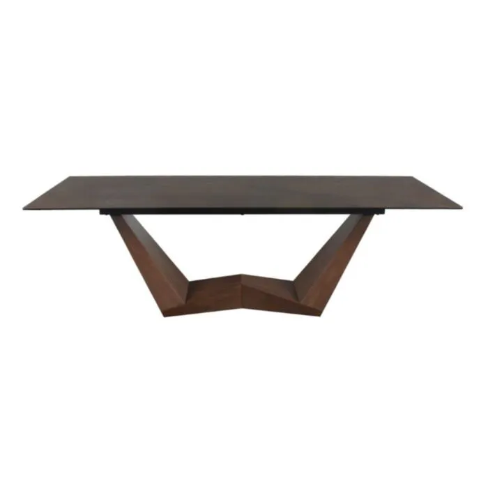 Raztegljiva jedilna miza BOUNTY Raztegljiva jedilna miza BOUNTY . Raztegljiva jedilna miza BOUNTY predstavlja praktičnost in sodobni pristop k ureditvi jedilnega prostora. Mizna plošča je