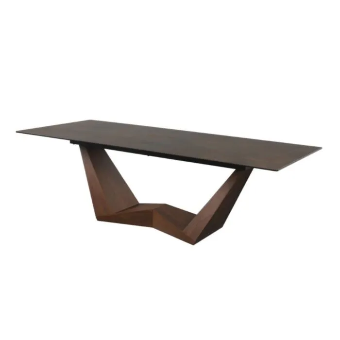 Raztegljiva jedilna miza BOUNTY Raztegljiva jedilna miza BOUNTY . Raztegljiva jedilna miza BOUNTY predstavlja praktičnost in sodobni pristop k ureditvi jedilnega prostora. Mizna plošča je