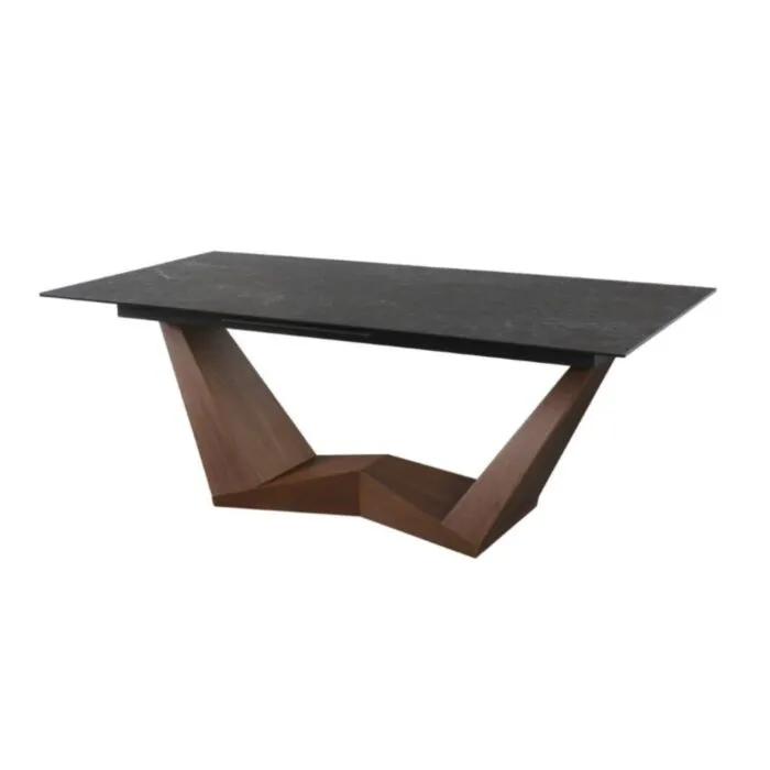 Raztegljiva jedilna miza BOUNTY Raztegljiva jedilna miza BOUNTY . Raztegljiva jedilna miza BOUNTY predstavlja praktičnost in sodobni pristop k ureditvi jedilnega prostora. Mizna plošča je