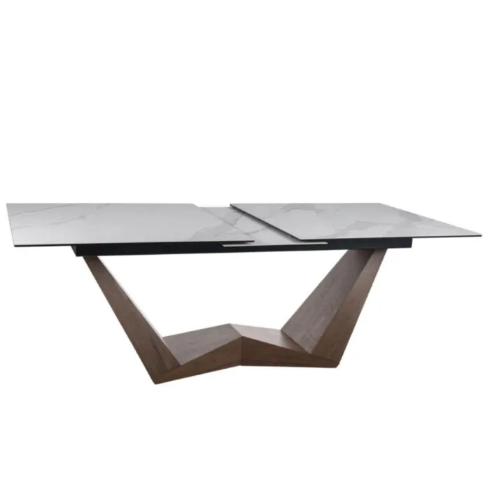 Raztegljiva jedilna miza BOUNTY - bela mat Raztegljiva jedilna miza BOUNTY - bela mat . Raztegljiva jedilna miza BOUNTY bela mat, predstavlja praktičnost in sodobni pristop k ureditvi jedilnega