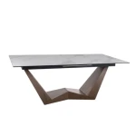 Raztegljiva jedilna miza BOUNTY - bela mat . Raztegljiva jedilna miza BOUNTY bela mat, predstavlja praktičnost in sodobni pristop k ureditvi jedilnega