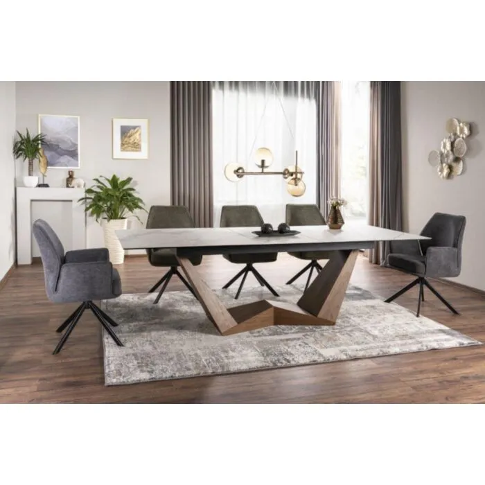 Raztegljiva jedilna miza BOUNTY - bela mat Raztegljiva jedilna miza BOUNTY - bela mat . Raztegljiva jedilna miza BOUNTY bela mat, predstavlja praktičnost in sodobni pristop k ureditvi jedilnega