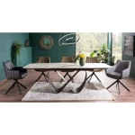 Raztegljiva jedilna miza ČOKI 160 . Raztegljiva jedilna miza ČOKI 160 je izdelana iz visokokakovostnega kaljenega stekla. Izstopala bo zaradi svojega