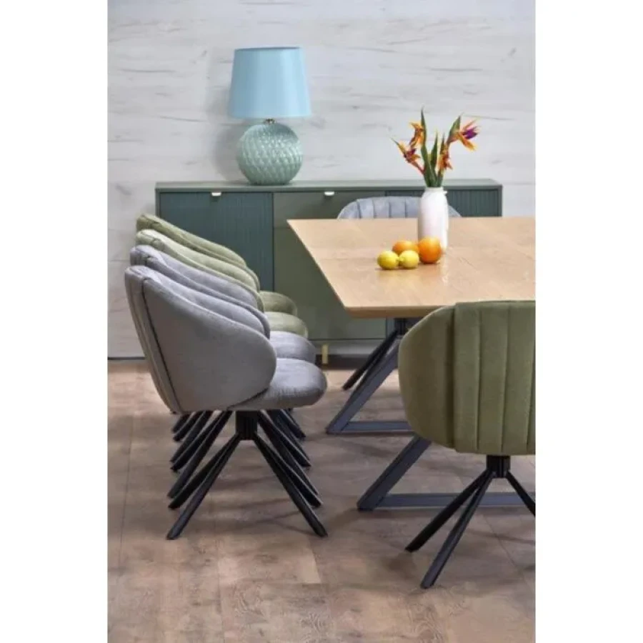 Raztegljiva jedilna miza FIJA . Raztegljiva jedilna miza FIJA, bo prinesla svežino in eleganco v vaš prostor. Narejena je iz kakovostnega naravnega furnirja