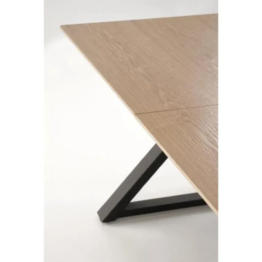 Raztegljiva jedilna miza FIJA . Raztegljiva jedilna miza FIJA, bo prinesla svežino in eleganco v vaš prostor. Narejena je iz kakovostnega naravnega furnirja