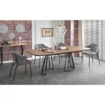 Raztegljiva jedilna miza GAJ . Raztegljiva jedilna miza GAJ, bo prinesla svežino in eleganco v vaš prostor. Narejena je iz kakovostnega MDF-ja in naravnega