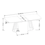 Raztegljiva jedilna miza GAJ - slika 7