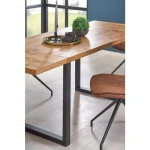 Raztegljiva jedilna miza HORAC . Raztegljiva miza HORAC sledi po svojem dizajnu in kakovosti smernicam najnovejših oblikovalcev pohištva. Kombinacija hrasta